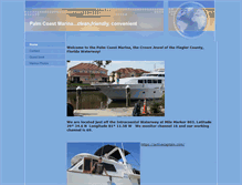 Tablet Screenshot of palmcoastmarina.net